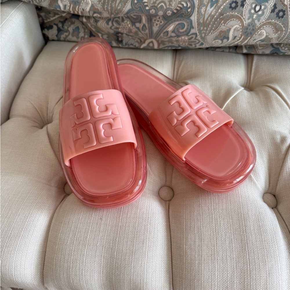 Stylish Pink Slide Sandals